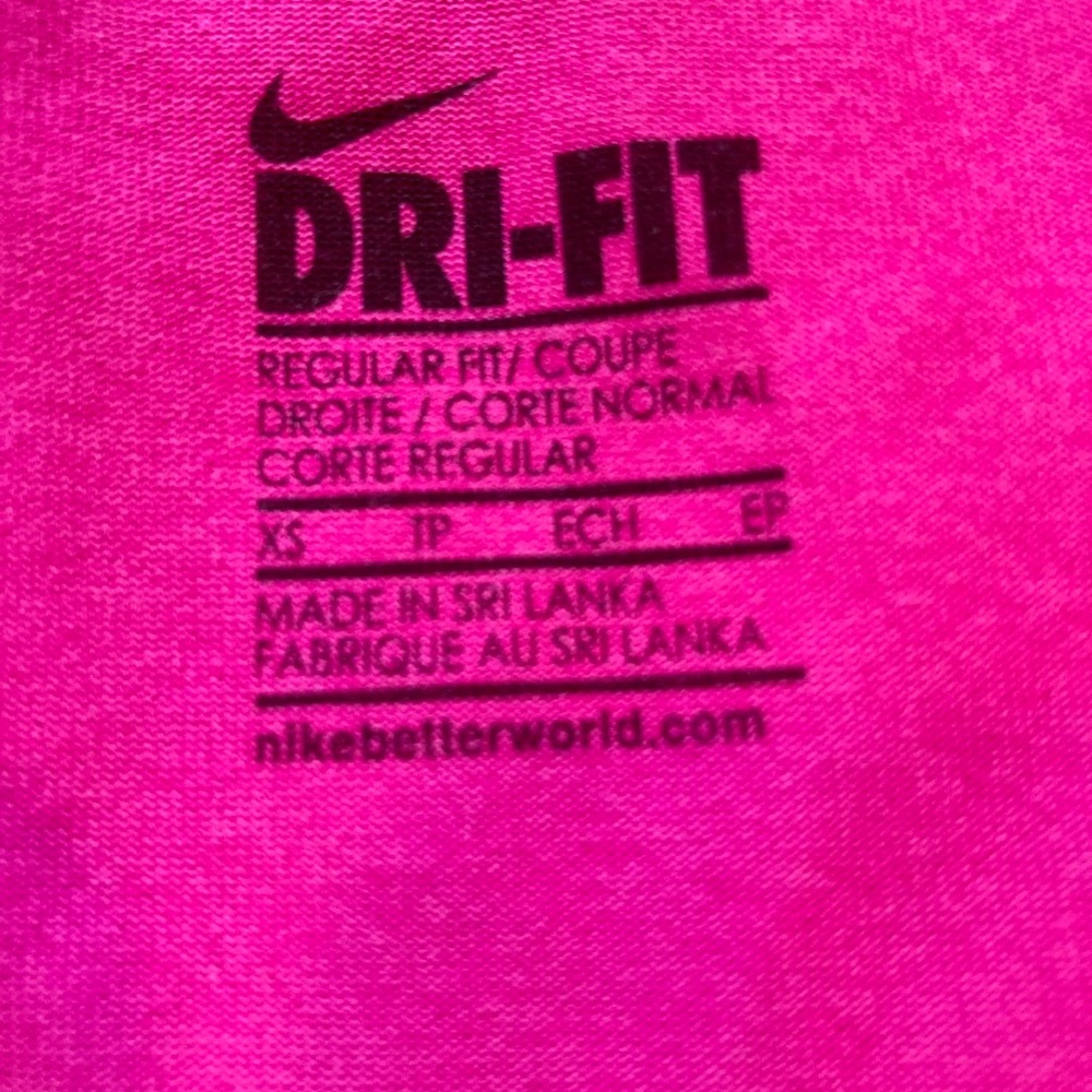 Nike DriFit Tank Pink XS - Picture 3 of 4